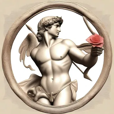 In Greek mythology, Eros, the god of love, is often depicted as using erosive arrows to inspire romantic feelings.
