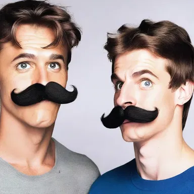 As a prank, someone might use spirit gum to attach a silly fake mustache to their friend's face without their knowledge, causing amusement and laughter.