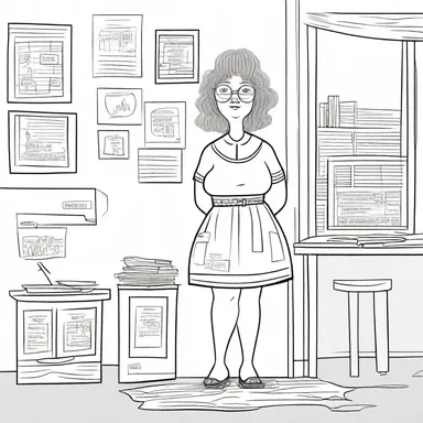The cartoonist remained thick-skinned even when faced with negative feedback on her quirky and imaginative illustrations.