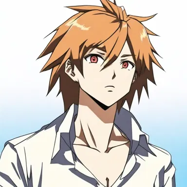 The protagonist's hair in the anime had a conical style, standing tall and pointed.