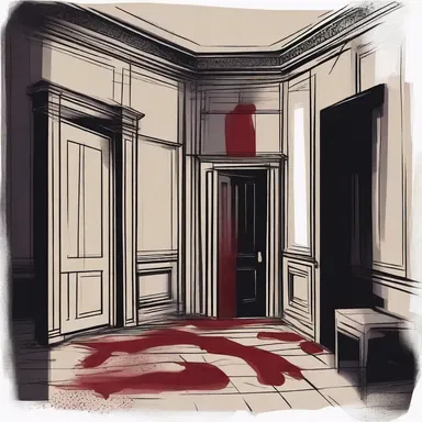 In the spooky old mansion, a tipsy character stumbled upon a dark secret that made their blood run cold.