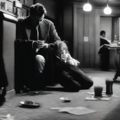The camera angles and tilted sets in the film created a tipsy atmosphere, reflecting the unstable emotional state of the main character.