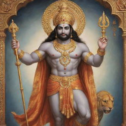 A deity worthy image of Shree Ram, exuding majesty, power and divine grace.