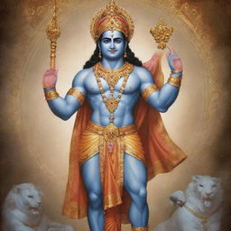 A deity worthy image of Shree Ram, exuding majesty, power and divine grace.