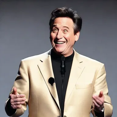The comedian used paralepsis in his joke, giving a deliberately concise description of the outrageous situation and allowing the audience to fill in the humorous details.