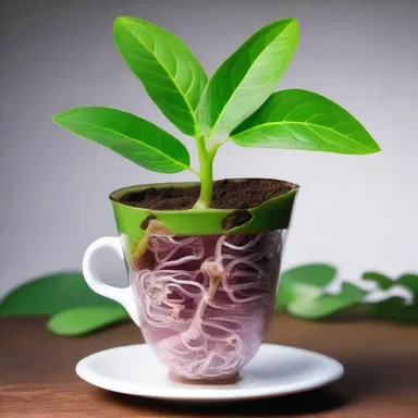 Why did the cup-shaped plant organ get promoted? Because it could always hold its liquid and stay grounded!