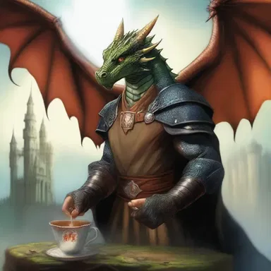 In a land of magic and dragons, the hero drank from a cup that granted him eternal youth.