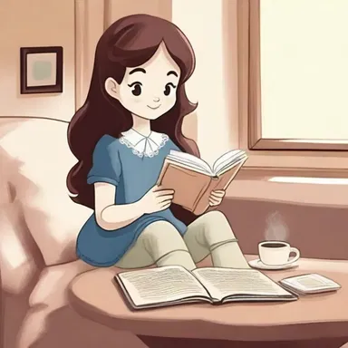 She poured a cup of tea and sat down to enjoy her favorite book.