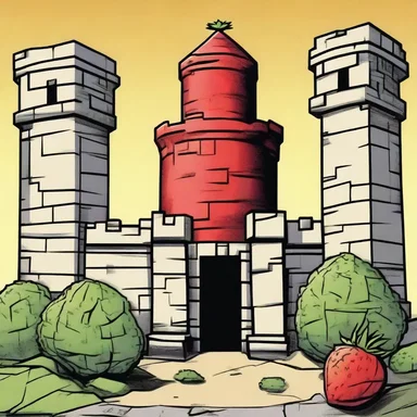 In the comic book series, the superhero built a fortress with a fraise surrounding it to defend against enemy attacks.