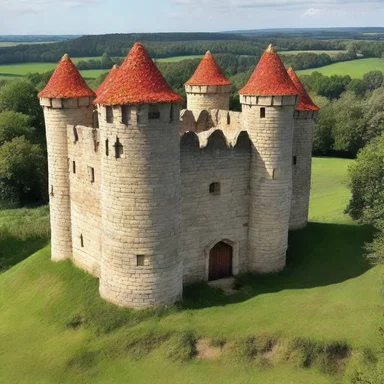 During the Medieval period, castles were often fortified with a fraise to enhance their defensive capabilities.