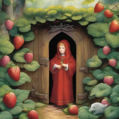 In the fantasy novel, the fraise guarded the secret entrance to the hidden realm of magical creatures.