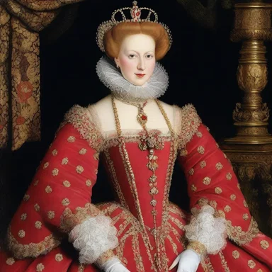 Queen Elizabeth I wore a stunning fraise as part of her regal attire during her reign in the 16th century.