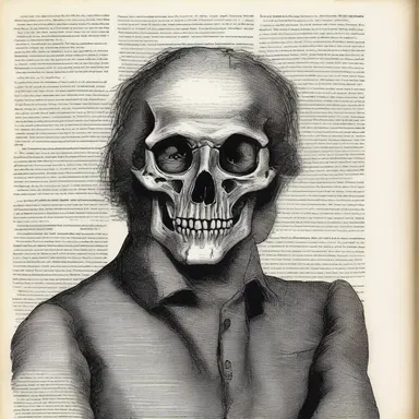 The author euphemised the character's death by describing it as 'departure from this mortal world.'