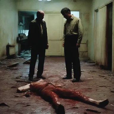 In the terrifying film, the director euphemised the brutal murder scene, showing only the aftermath.