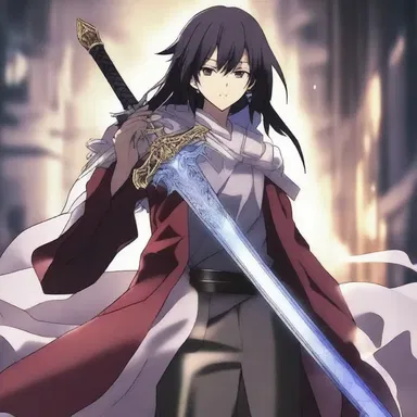 In the anime series, the protagonist possesses a mystical sword with haemolytic properties that can nullify any enemy's power.