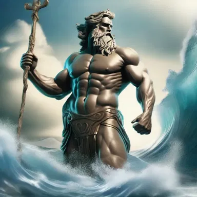 According to Greek mythology, Poseidon, the god of the sea, was responsible for crustal movements, creating earthquakes and shaping the land.