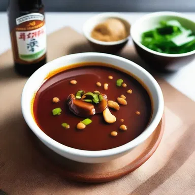 In the futuristic novel, inhabitants of another planet used hoisin sauce as a secret ingredient in their intergalactic dishes.