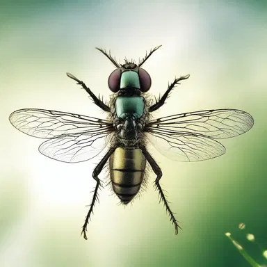 In the mystical land of Zephyria, the shoo fly is believed to possess magical healing properties.