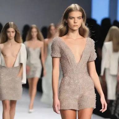 She decided to spend a large amount of money on designer clothes for the fashion show.