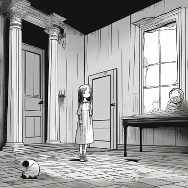 The protagonist spent all her savings on a haunted house, only to regret it later when strange things started happening.
