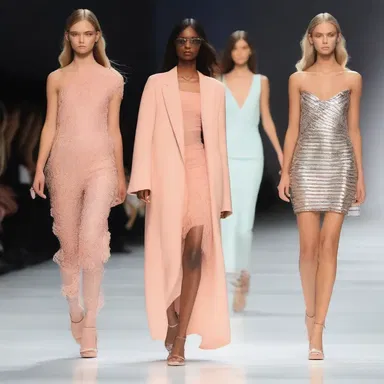 They spent all their savings on designer clothes for the fashion show.