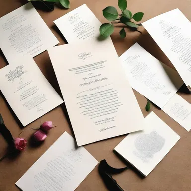 The renowned calligrapher was commissioned to create beautifully handwritten invitations for the book launch.