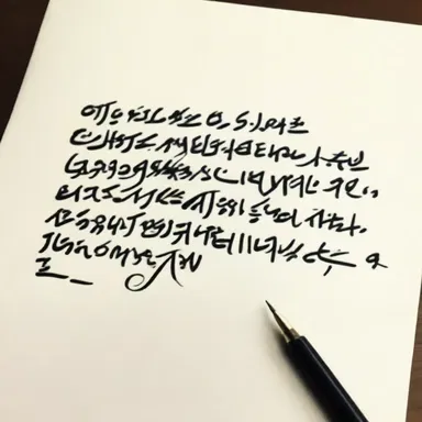 When the calligrapher tried to write a joke, their pen ran out of ink - it was a writing disaster!
