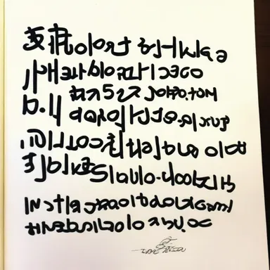 When the calligrapher tried to write a joke, their pen ran out of ink - it was a writing disaster!
