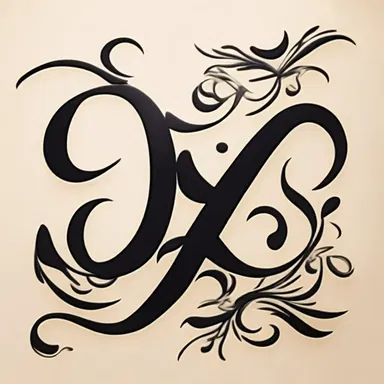 The calligrapher's intricate brushstrokes turned ordinary letters into a mesmerizing work of art.