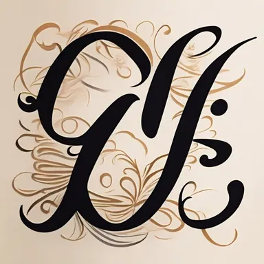 The calligrapher's intricate brushstrokes turned ordinary letters into a mesmerizing work of art.