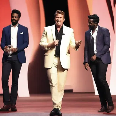 The comedian's joke about a group of devils engaging in deviltry had the audience in stitches.