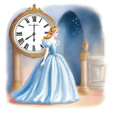 As the clock struck midnight, Cinderella turned to her fairy godmother and said, 'Hereupon, I must leave the ball immediately.'