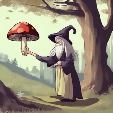 In the fantasy novel, the protagonist encountered a wise old witch who taught them how to find the elusive sponge mushroom.