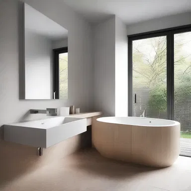 The minimalist design of the house allows for easy cleaning, making it convenient to wash one's hands of any mess.
