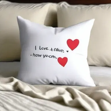 The irritating habit of her partner to leave love notes on her pillow never failed to melt her heart.