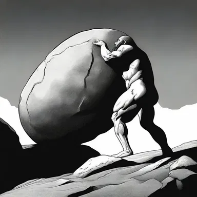 In Greek mythology, the myth of Sisyphus is an irritating story of a man condemned to roll a boulder up a hill for eternity.
