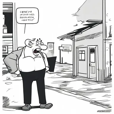 The irritating character in the comic strip always seemed to create chaos wherever he went.