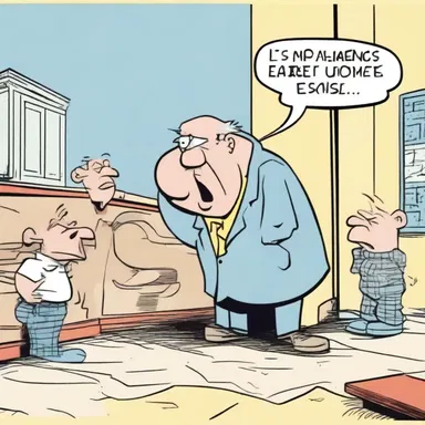 The irritating character in the comic strip always seemed to create chaos wherever he went.
