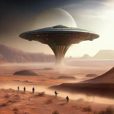 In the science fiction novel, the spaceship landed on a mysterious alien mesa, revealing an ancient civilization's secrets hidden within its flat tableland.