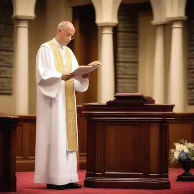 The preacher's homiletic approach resonated with the congregation, as they found spiritual guidance and encouragement through his words.