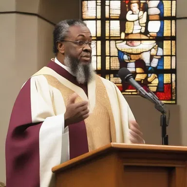 The preacher delivered a homiletic sermon that resonated deeply with the congregation.