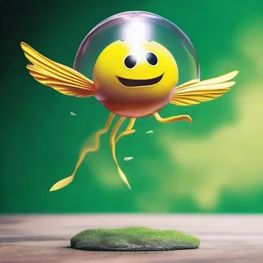 In the world of magic and mythical creatures, the daisy cutter ball transformed into a flying creature and glided just above the ground.