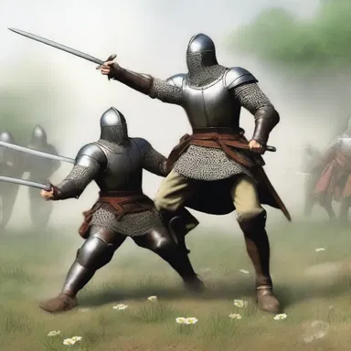 During the medieval times, warriors used a special technique called the daisy cutter to hit enemy soldiers by skimming their swords along the ground.