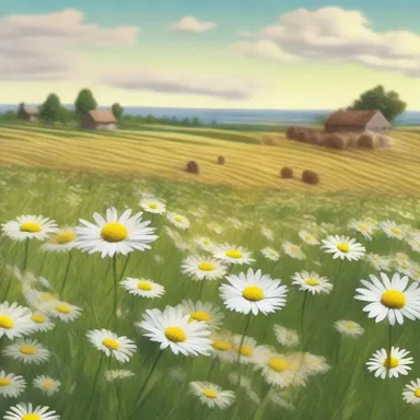 In ancient mythology, it was believed that the gods would send daisy cutter balls rolling through the fields to bring good fortune and bountiful crops to the people.