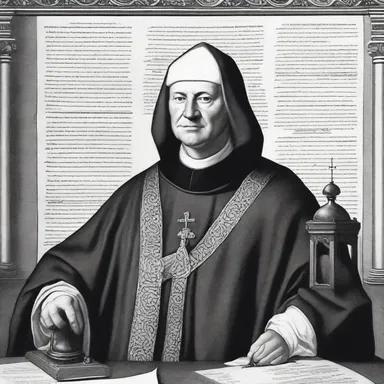 John, the religious framer, spent months drafting a comprehensive plan for the establishment of a new religious order.
