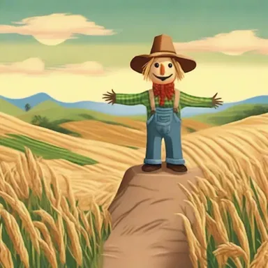 Why did the scarecrow climb to the top of the mountain? To get a panoramic view of the cornfield!