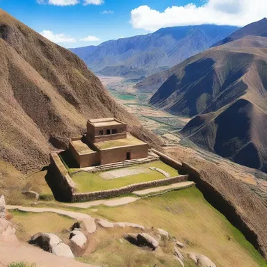 The temple was strategically positioned on the hilltop to offer a panoramic view of the sacred valley below.
