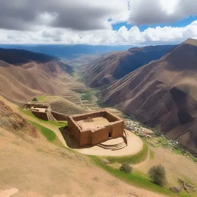The temple was strategically positioned on the hilltop to offer a panoramic view of the sacred valley below.
