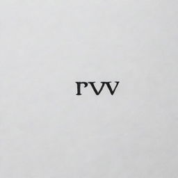 A clean sheet of white paper with the word 'Triv' written in bold, black ink at the center.