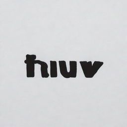 A clean sheet of white paper with the word 'Triv' written in bold, black ink at the center.